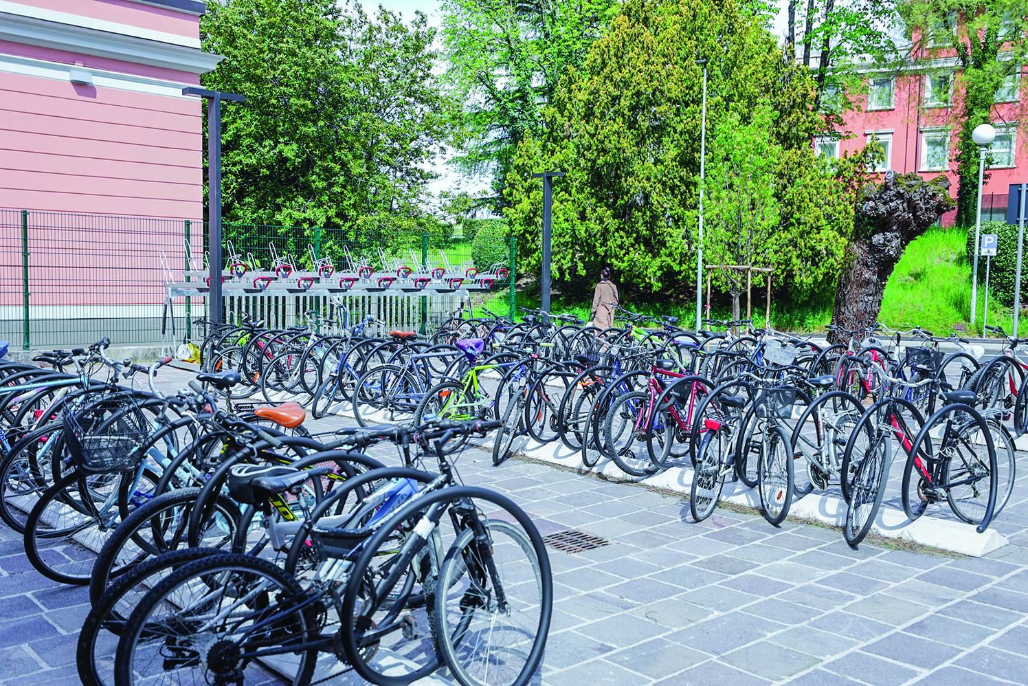 Za kolesarje novo parkirišče