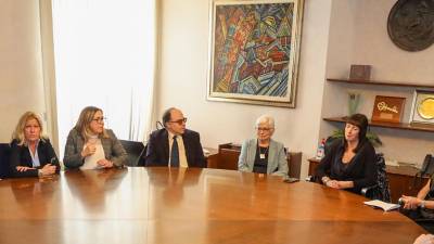 Tiskovna konferenca ob nacionalnem dnevu lila pentlje (TIBALDI)