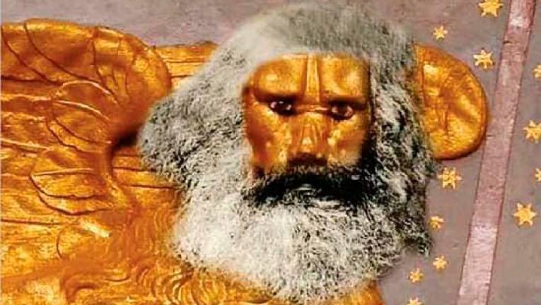 Marx v narečju z beneško brado