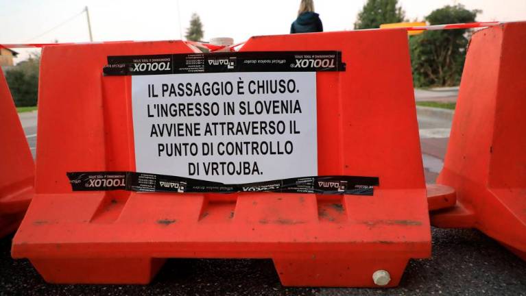 Meja na Goriškem spet zaprta ...