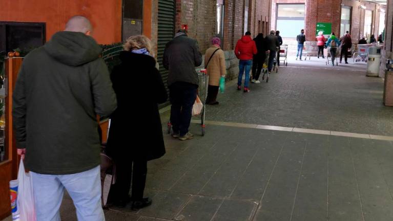 Tržaške ulice povsem samevajo