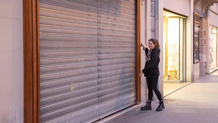 Tržaške ulice povsem samevajo