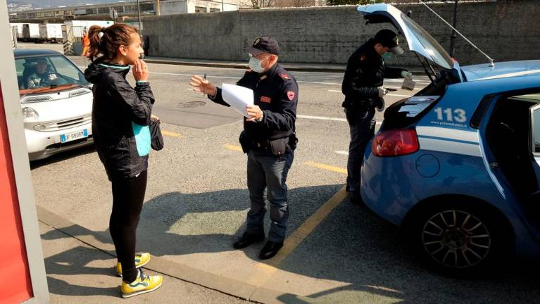 Tržaške ulice povsem samevajo