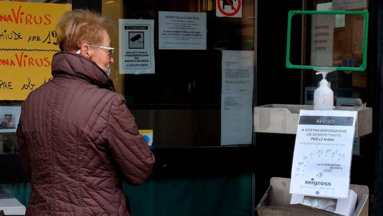 Tržaške ulice povsem samevajo