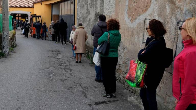 Tržaške ulice povsem samevajo