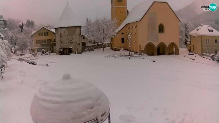 Benečijo, Rezijo in Kanalsko dolino dodobra pobelil sneg