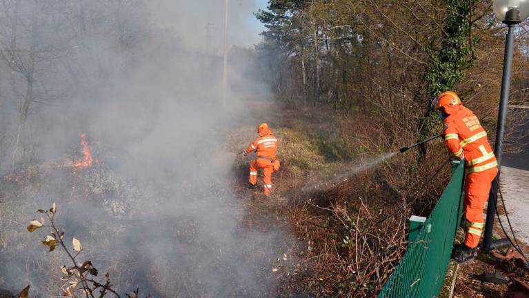 Ogenj in dim na Krasu