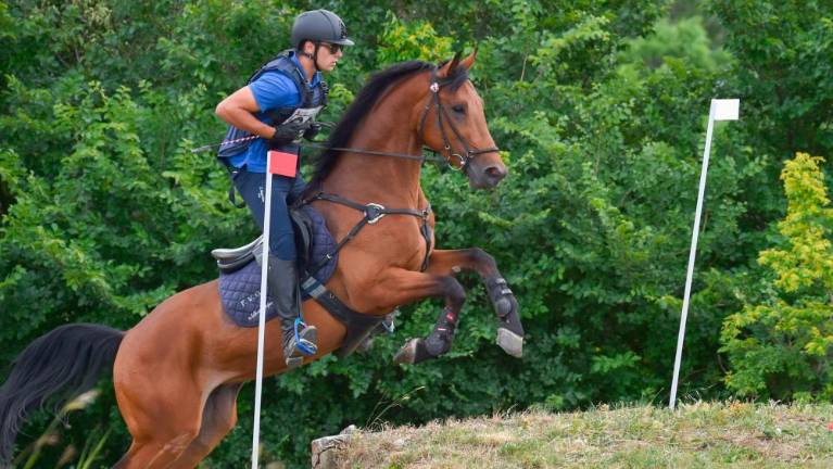 Jahači in njihovi konji močnejši od burje in dežja