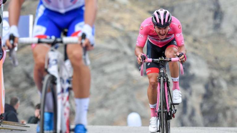 Jan Polanc zadržal rožnato majico, Roglič na drugem mestu