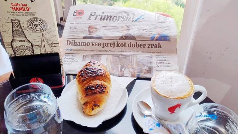 Zajtrk na dopustu bar »Mamilo« Lastovo - Livio <i>(Irena Pettirosso)</i>