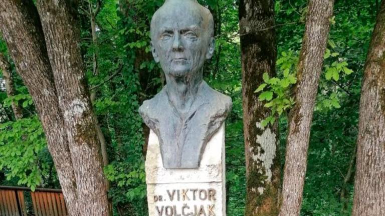 Ukradli bronasti kip pred bolnico Franja