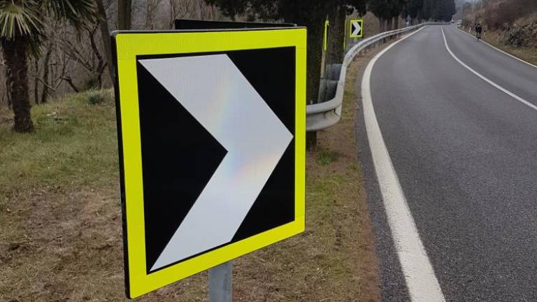 Cestni znaki opozarjajo na nevarnost