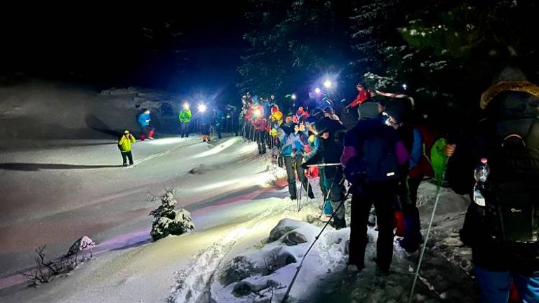 Na pohodu iz Železnikov v Dražgoše je bila petina pohodnikov iz Gorice