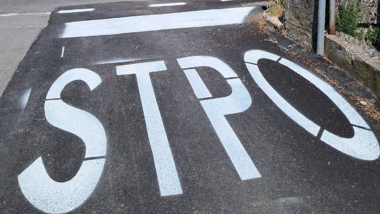 Napis STPO pri Križcu