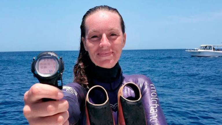 Koprska potapljačica postavila nov svetovni rekord