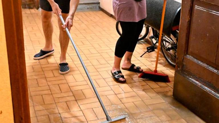 Močan naliv v Trstu