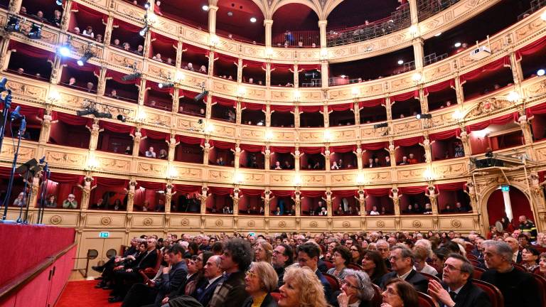 V Trstu prvič zadonel Zlatorog