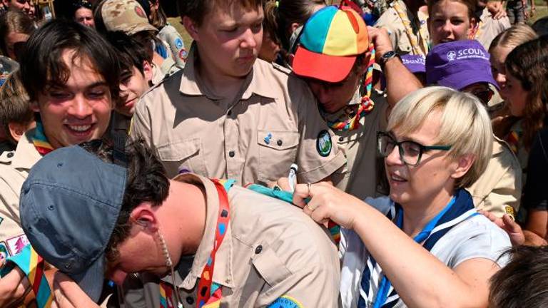 Predsedničin obisk na 17. taborniškem Zletu