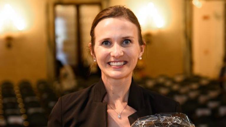 Mateja Černic na tretjem mestu na tekmovanju za dirigente