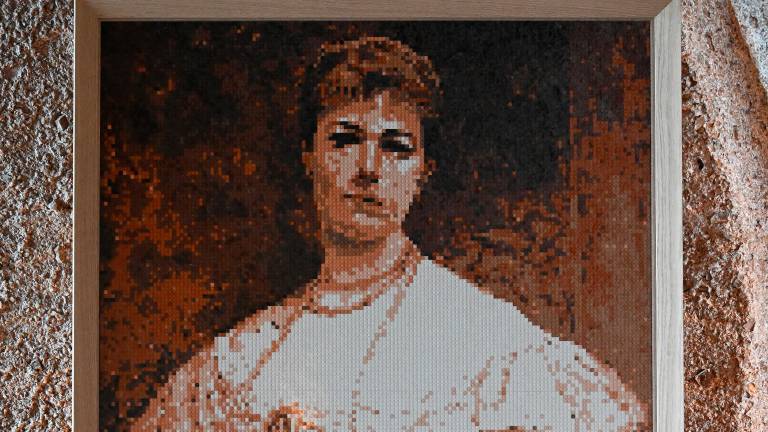 Na Devinskem gradu umetnine iz lego kock