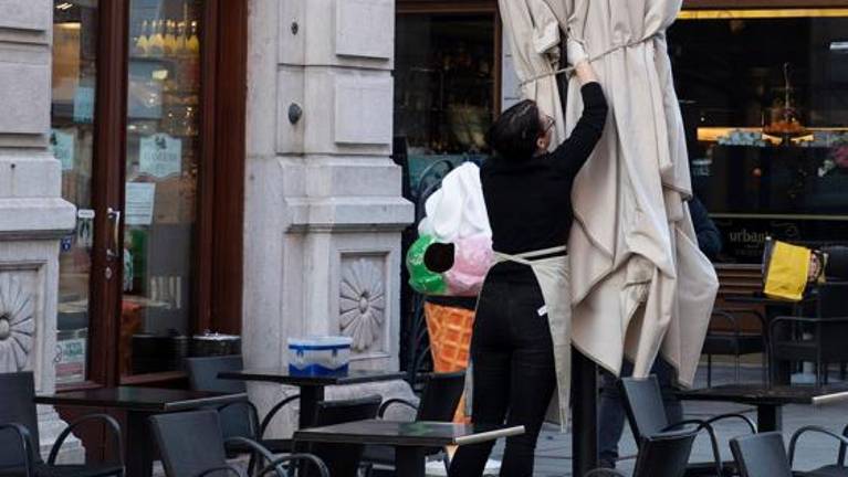 Tržaške ulice povsem samevajo