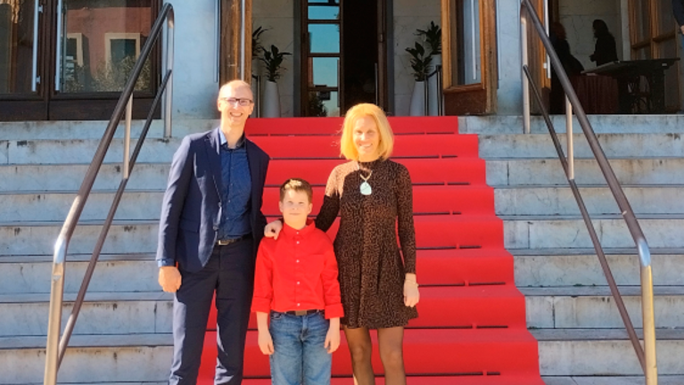 Sedemletni Evan na prvem programu RAI ob 70-letnici javne televizije