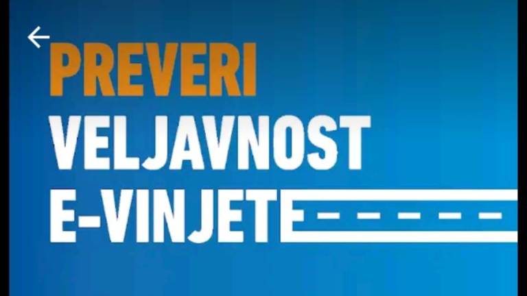 Nova aplikacija za preverjanje veljavnosti vinjet