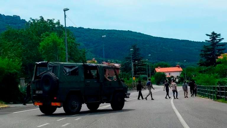 V Boljuncu ustavili 110 migrantov