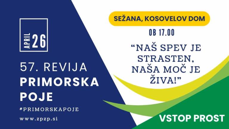 Revija Primorska poje se letos zaključuje v Sežani