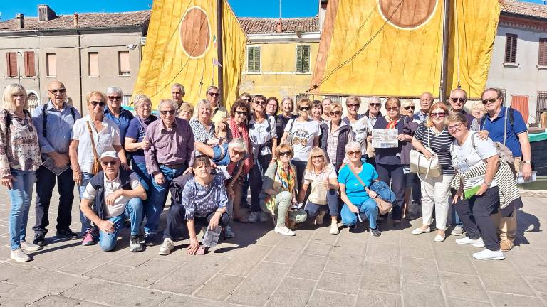 Udeleženci izleta SKD DRAGO BOJAN so se potepali po Venetu in Emiliji Romanji ter lovili jegulje po kanalih Comacchia <i>(Mirela Furlan)</i>