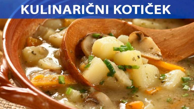Gobova juha s krompirjem