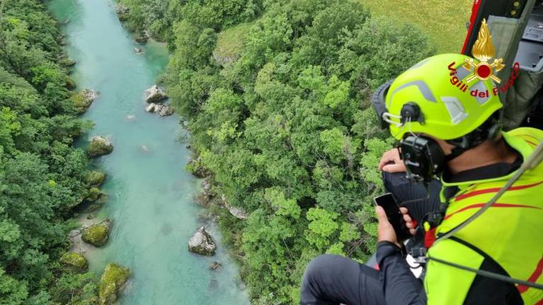 Iskalna akcija pri Nadiži se nadaljuje
