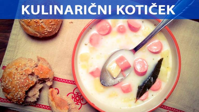 Krompirjeva juha s hrenovko