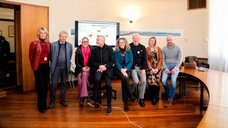 Trgovsko okrožje ima svoj logotip