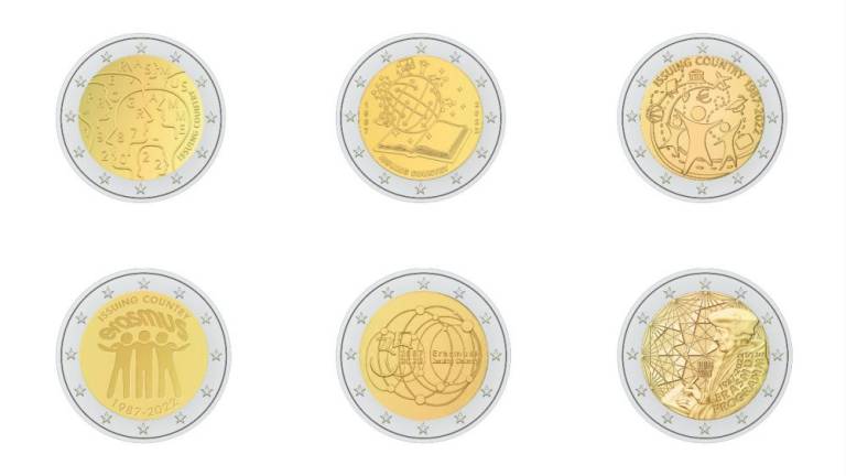 Glasujte za spominski kovanec ob obletnici programa Erasmus+