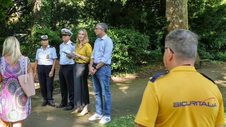 Kjer je več obiskovalcev, priskočijo lokalni policiji na pomoč varnostniki