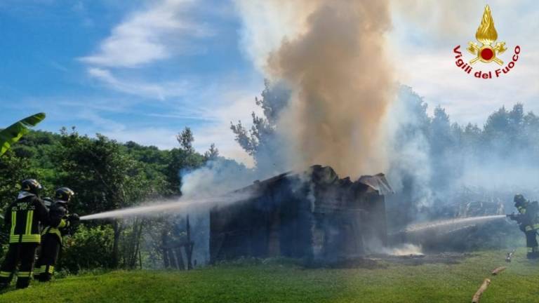 Na Oslavju ni gorela hiša, ampak drvarnica