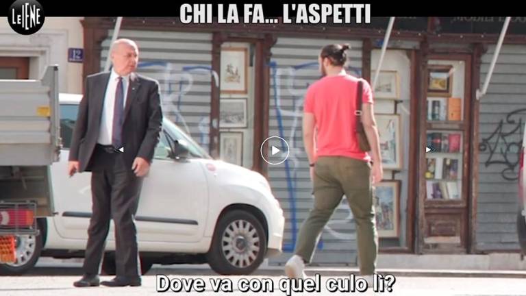 Župan Dipiazza zmerjal ekipo oddaje Le Iene (video)