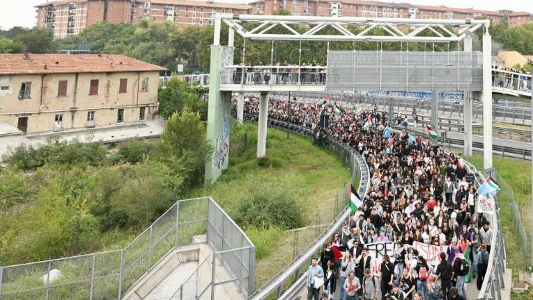 Marsikje po Italiji množično za Palestino