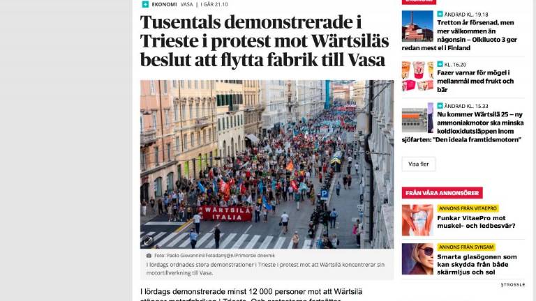 V Vaasi o tržaških delavcih