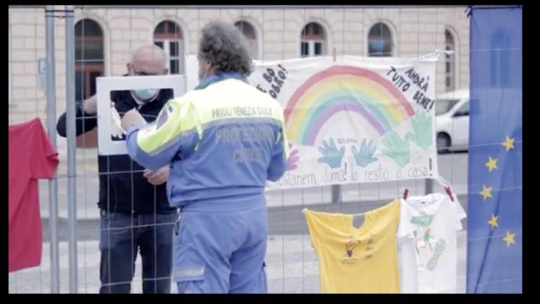 Videospot za kandidaturo obeh Goric o utripu na Trgu Evrope