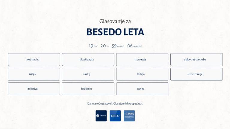 Znanih 11 finalistk za besedo leta