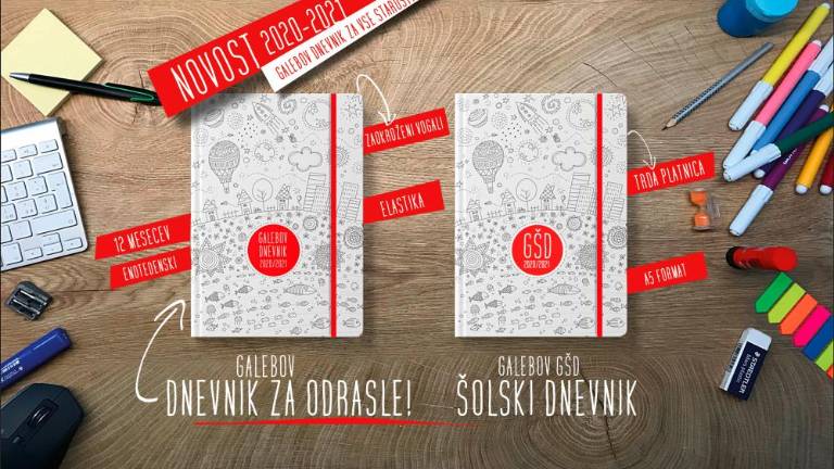 Galebov (ne le šolski) dnevnik: letos tudi za odrasle!