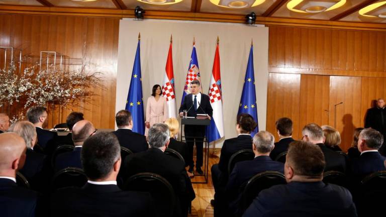 Zoran Milanović prisegel kot novi hrvaški predsednik