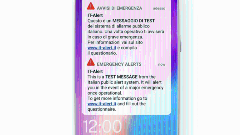 V torek poskusno alarmno SMS opozorilo Civilne zaščite