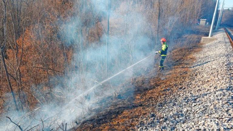 Štirje novi manjši požari na območju Sežane in Senožeč