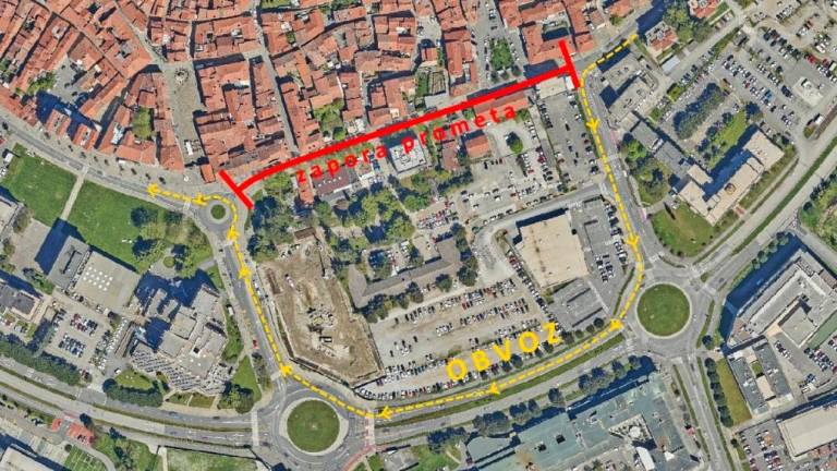 V Kopru bodo zaradi del od srede do sobote zaprli Vojkovo nabrežje