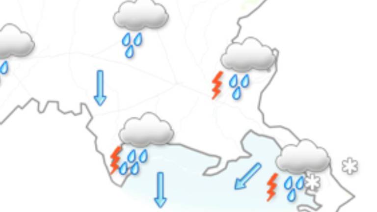 Meteorološka opazovalnica FJK s snežinko tudi ob morju