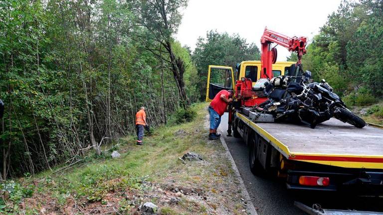 Motorist in potnica umrla pri Klani blizu slovensko-hrvaške meje