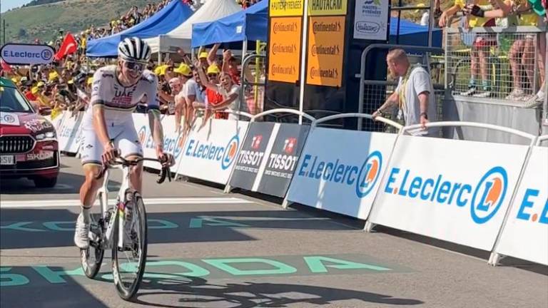 Tadej Pogačar zmagovalec prve pirenejske etape